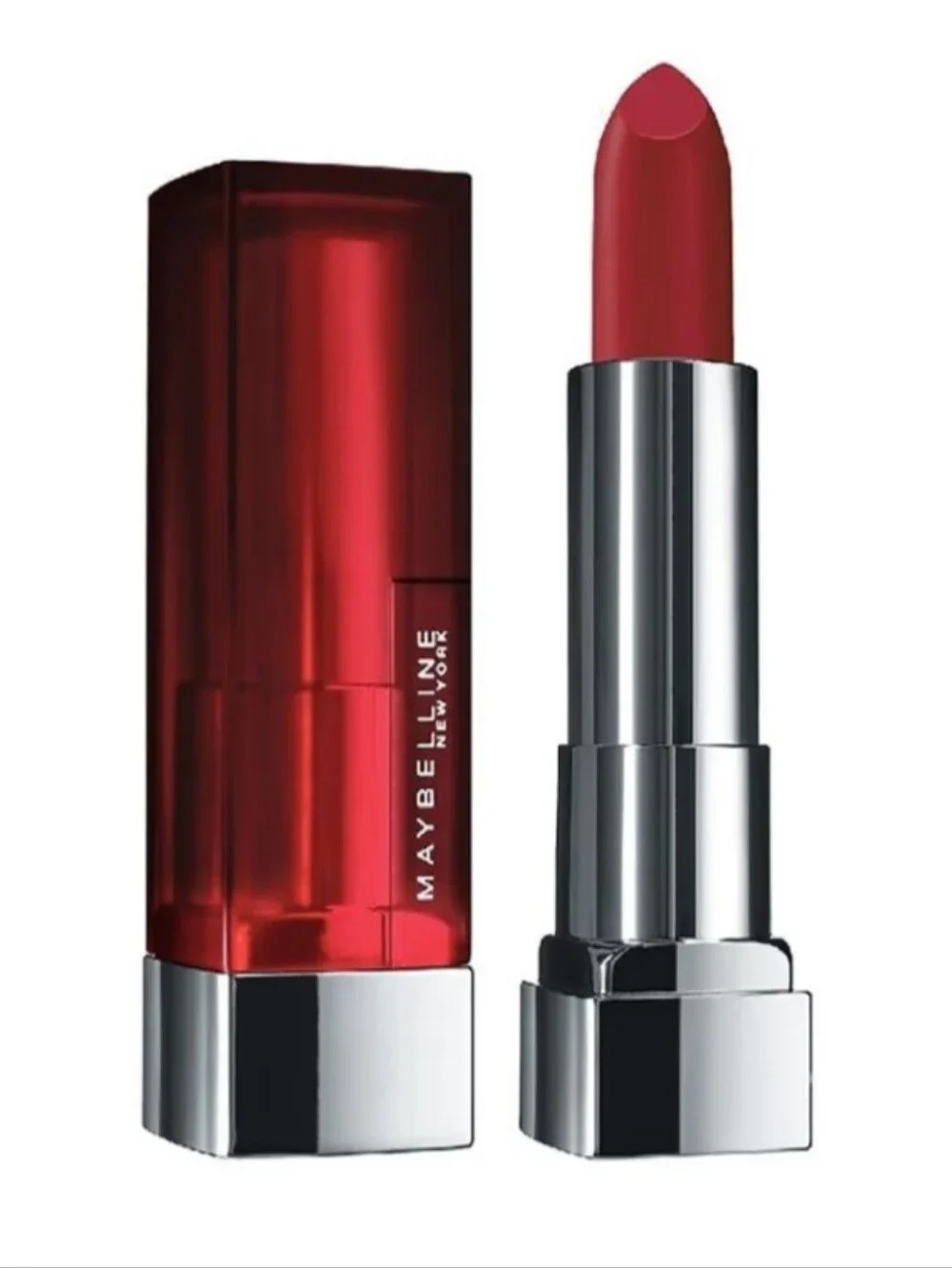 3 x Maybelline Color Sensational Mattes Matte Finish Lipstick, 968 Rich Ruby